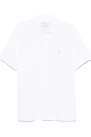 Brunello Cucinelli Heren, Tops, Wit, Maat: L Katoen