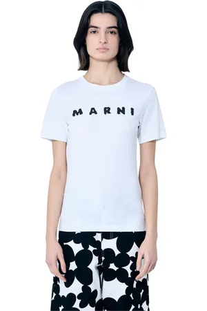 Marni Dames, Tops, Wit, Maat: 2XS Katoen