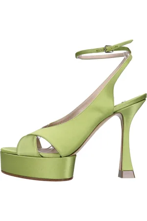 Casadei Dames, Schoenen, Groen, Maat: 37 EU Satijn