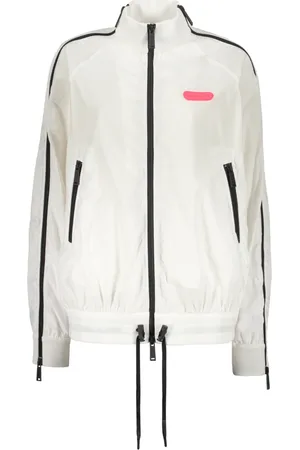 Dsquared2 Dames, Jassen, Wit, Maat: 2XS Katoen