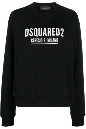 Dsquared2 Dames, Sweatshirts & Hoodies, Zwart, Maat: L Katoen