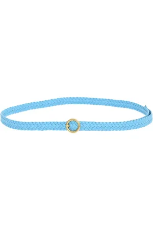 Bottega Veneta Dames, Accessoires, Blauw, Maat: S Leer