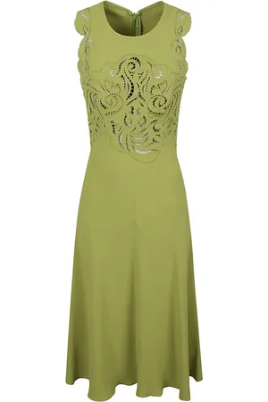 ERMANNO SCERVINO Dames, Jurken, Groen, Maat: XS Viscose