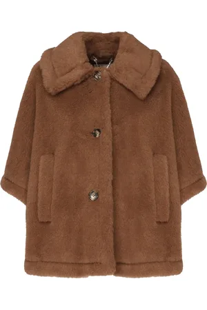Max Mara Dames, Jassen, Bruin, Maat: M/L Kasjmier