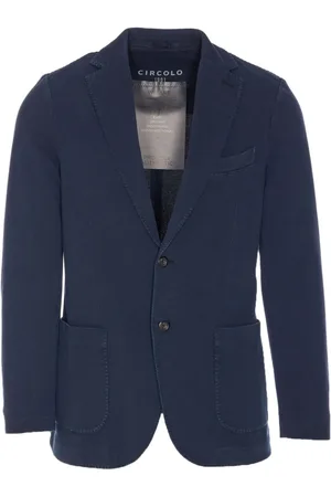 Circolo Heren, Jassen, Blauw, Maat: M Katoen