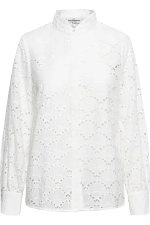 &Co Woman Dames, Blouses & Shirts, Wit, Maat: XL Katoen