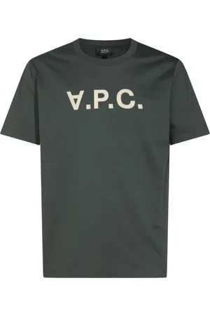 A.P.C. Heren, Tops, Groen, Maat: L Katoen