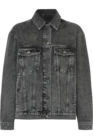 ANINE BING Dames, Jassen, Grijs, Maat: S Denim