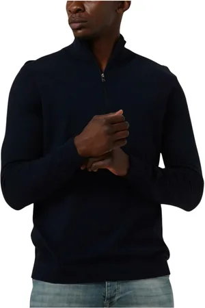 SELECTED Heren, Sweatshirts & Hoodies, Blauw, Maat: 2XL Katoen