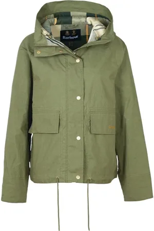 Barbour Dames, Jassen, Groen, Maat: 2XL Katoen