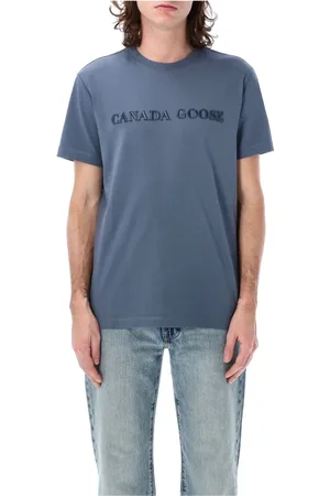 Canada Goose Heren, Tops, Blauw, Maat: XL Katoen