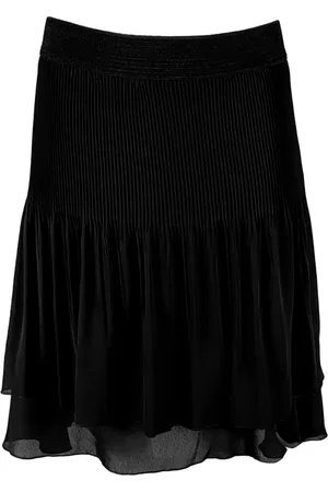 2-Biz Dames, Rokken, Zwart, Maat: XL Viscose
