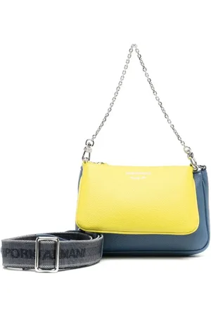Emporio Armani Dames, Tassen, Blauw, Maat: ONE Size Denim