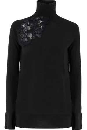 ERMANNO SCERVINO Dames, Truien, Zwart, Maat: M