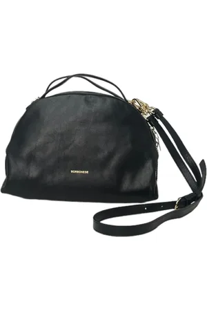 Borbonese Dames, Tassen, Zwart, Maat: ONE Size Leer