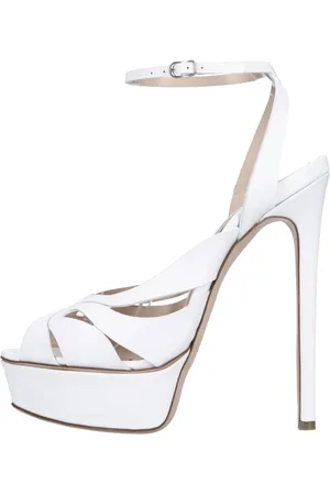 Casadei Dames, Schoenen, Wit, Maat: 37 EU Leer