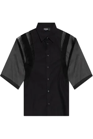 Dsquared2 Heren, Overhemden, Zwart, Maat: XL Katoen