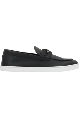 Christian Louboutin Heren, Schoenen, Zwart, Maat: 44 EU Leer