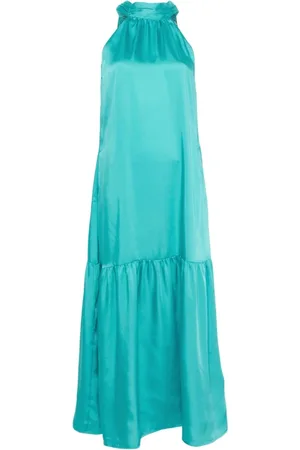 Liu Jo Dames, Jurken, Blauw, Maat: XS Poliester