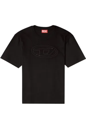 Diesel Heren, Tops, Zwart, Maat: XL Katoen
