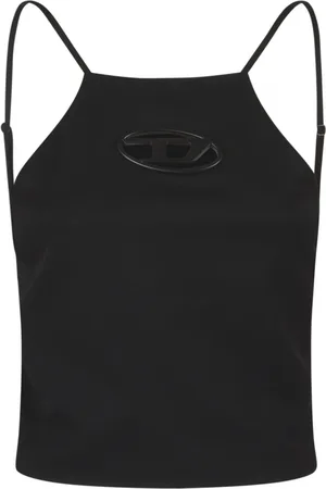 Diesel Dames, Tops, Zwart, Maat: 3XS Wol