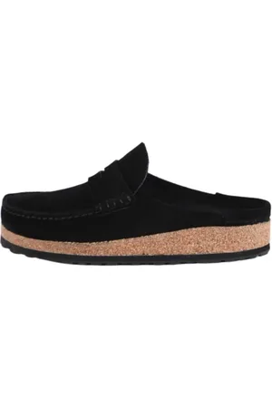 Birkenstock Dames, Schoenen, Zwart, Maat: 44 EU Leer
