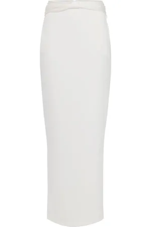 Elisabetta Franchi Dames, Rokken, Wit, Maat: L Poliester
