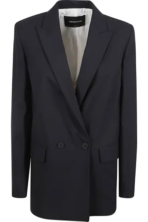 Fabiana Filippi Dames, Jassen, Blauw, Maat: XS Wol