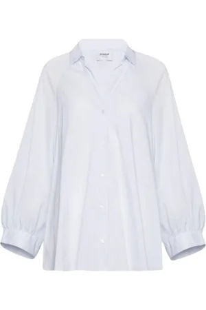 Dondup Dames, Blouses & Shirts, Blauw, Maat: 2XS