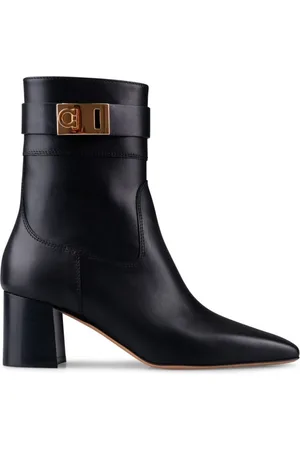 Salvatore Ferragamo Dames, Schoenen, Zwart, Maat: 40 EU Leer
