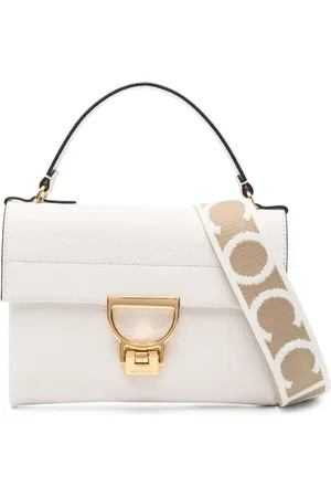 Coccinelle Dames, Tassen, Wit, Maat: ONE Size Leer
