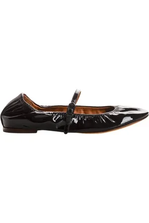 Lanvin Dames, Schoenen, Zwart, Maat: 39 EU Denim