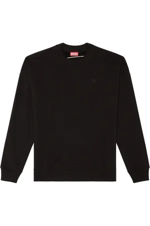 Diesel Heren, Sweatshirts & Hoodies, Zwart, Maat: 2XL Katoen