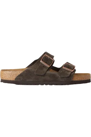 Birkenstock Heren, Schoenen, Bruin, Maat: 44 EU Suède