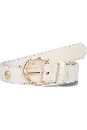 Fabienne Chapot Dames, Accessoires, Wit, Maat: 75 CM Leer