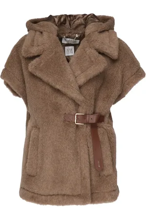 Max Mara Dames, Jassen, Bruin, Maat: S/M Kasjmier