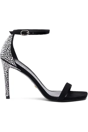 Stuart Weitzman Dames, Schoenen, Zwart, Maat: 38 1/2 EU Suède