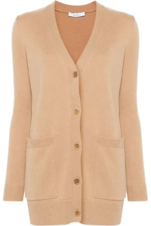 Max Mara Dames, Truien, Bruin, Maat: M Wol