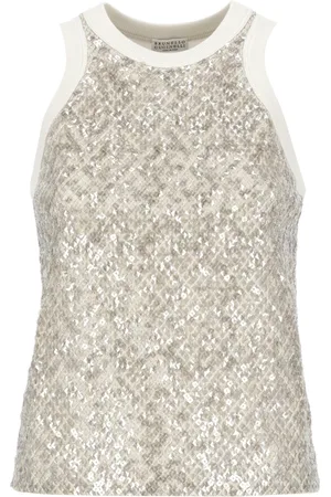 Brunello Cucinelli Dames, Tops, , Maat: M Katoen