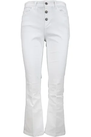 Liu Jo Dames, Jeans, Wit, Maat: W28 Katoen