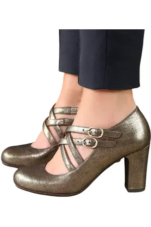 Chie Mihara Dames, Schoenen, Grijs, Maat: 36 EU Leer