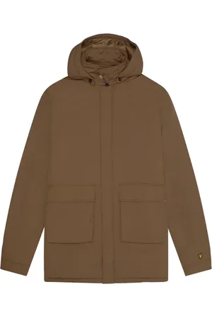 Lyle & Scott Heren, Mantels, Bruin, Maat: L Katoen