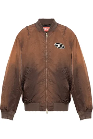 Diesel Heren, Jassen, Bruin, Maat: XL Polyamide