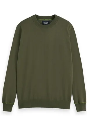 Scotch&Soda Heren, Sweatshirts & Hoodies, Groen, Maat: XL