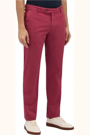 Brooks Brothers Heren, Broeken, Rood, Maat: W38 Katoen