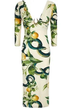 Roberto Cavalli Dames, Jurken, Veelkleurig, Maat: XS