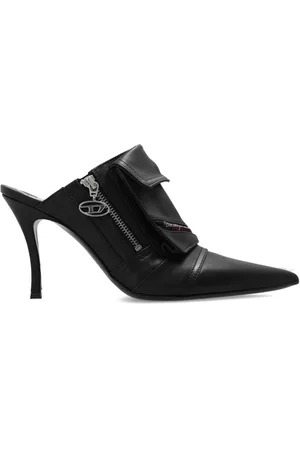 Diesel Dames, Schoenen, Zwart, Maat: 36 EU Leer