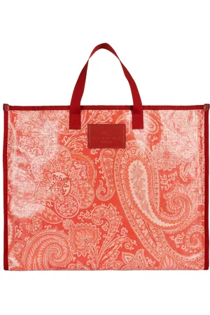 Etro Dames, Tassen, Oranje, Maat: ONE Size Katoen