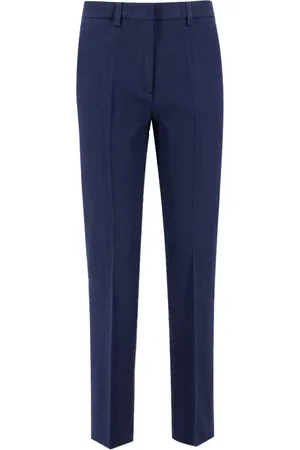 Etro Dames, Broeken, Blauw, Maat: XL Katoen