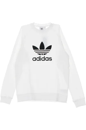 adidas Heren, Sweatshirts & Hoodies, Wit, Maat: XS Katoen